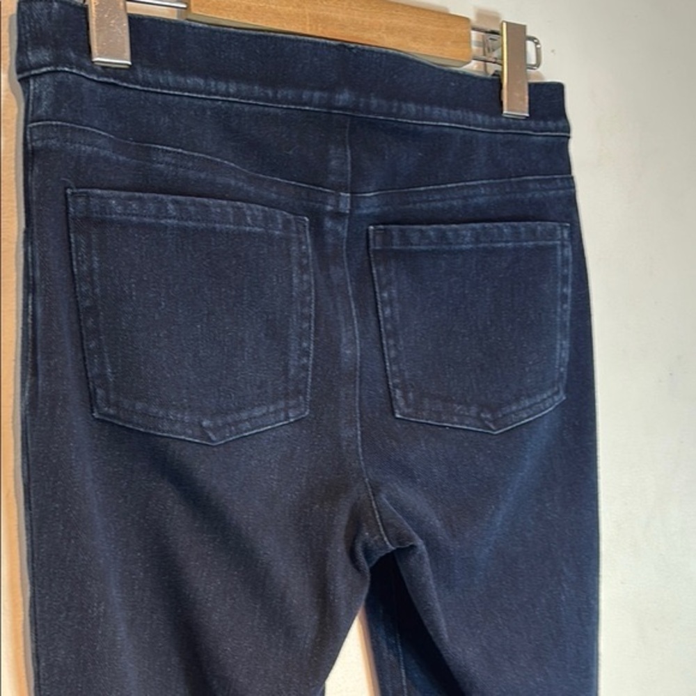 SPANX jean-ish ankle leggings dark blue wash size small NWOT - Picture 3 of 6